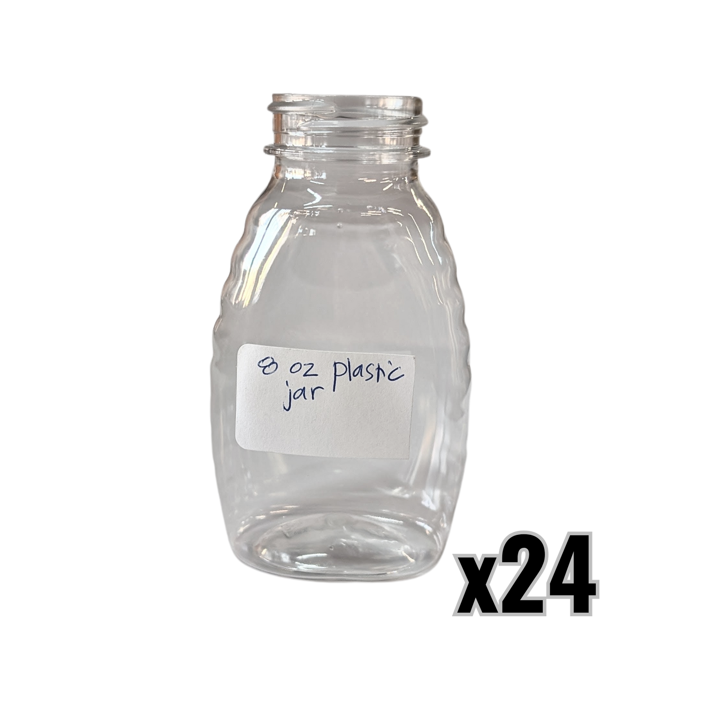 8 oz Plastic Classic Honey Jars