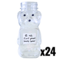 8 oz Plastic Flat Panel Honey Bears
