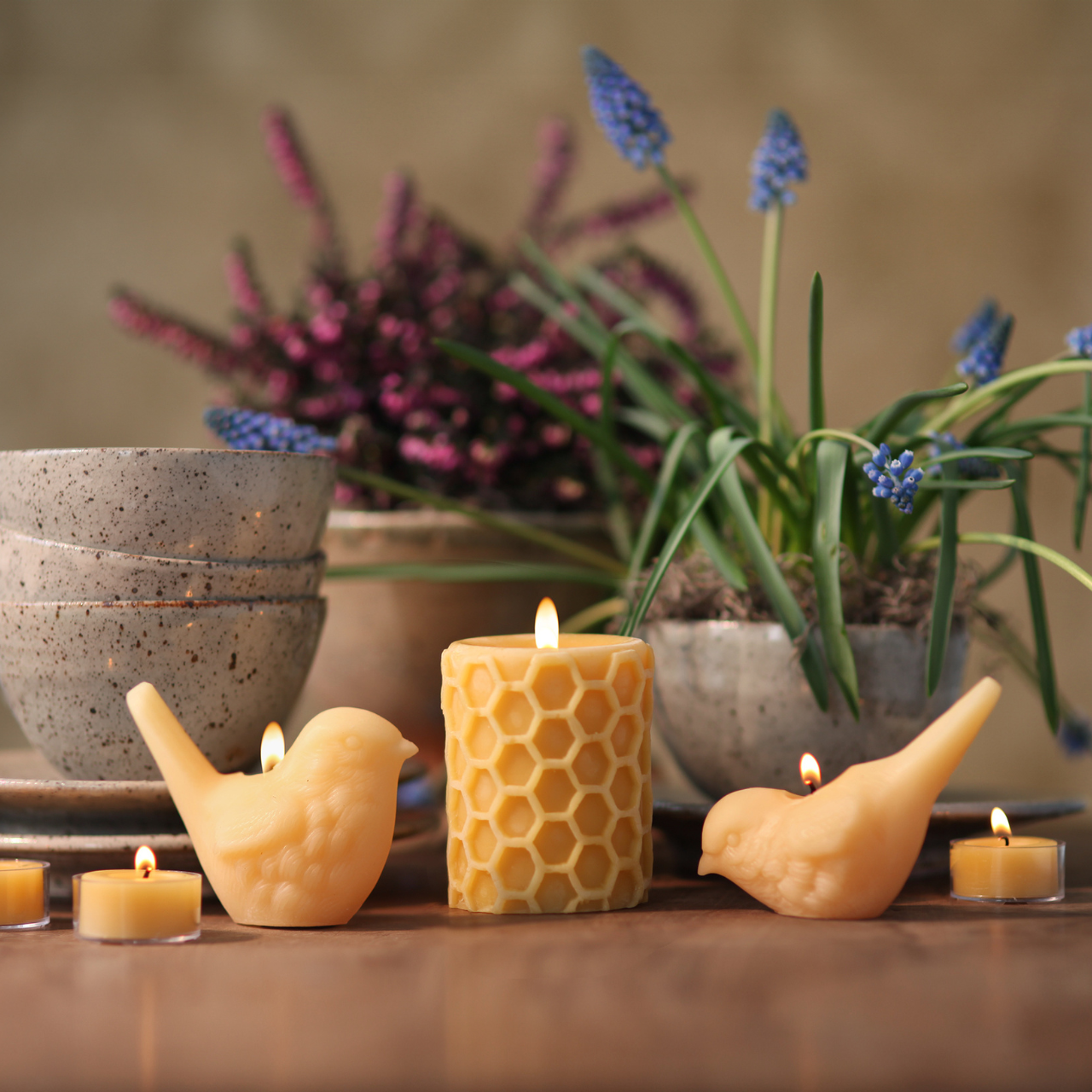 Pollinator's Beeswax Candle Bundle - Backwoods Auctions