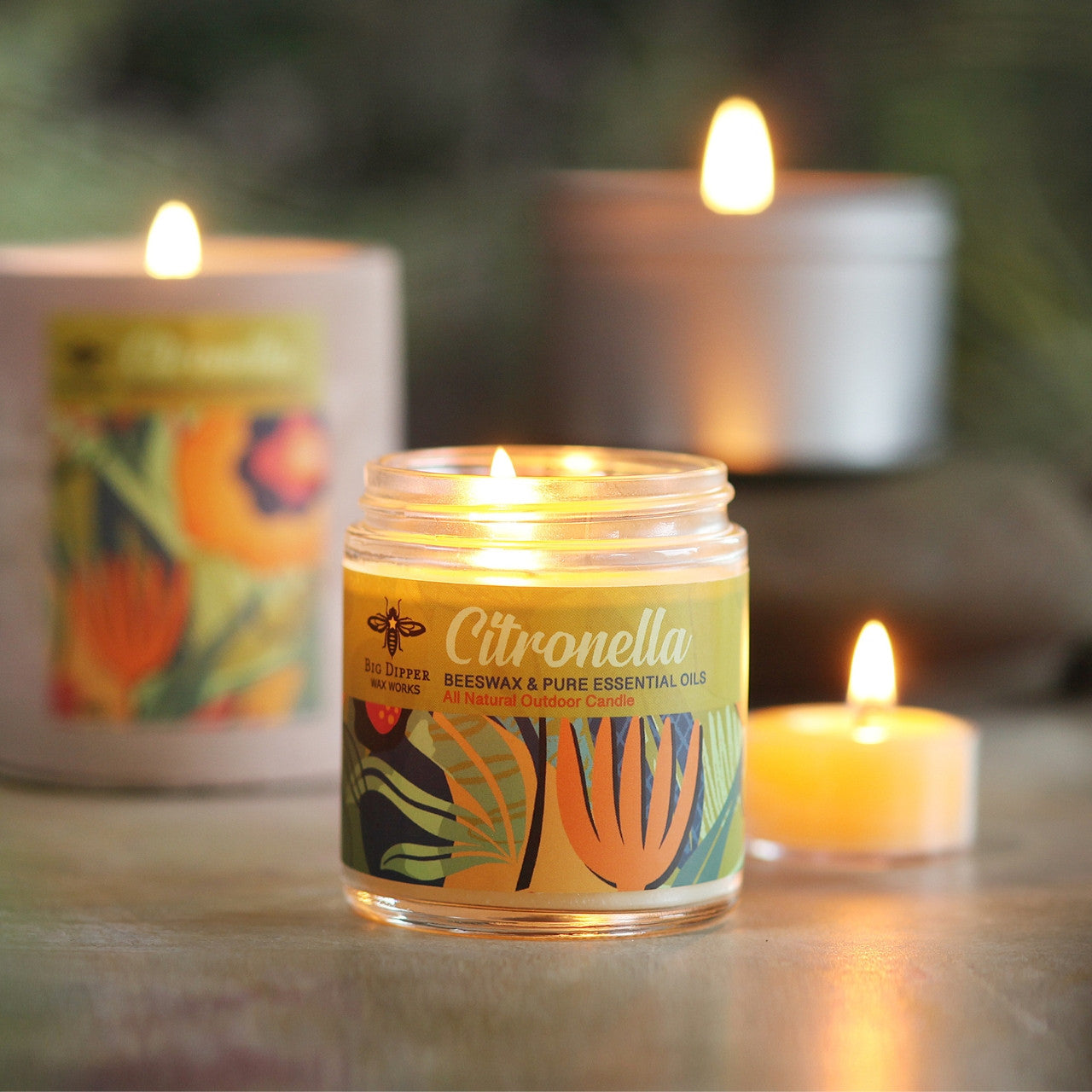 Citronella Apothecary Glass Candle - Backwoods Auctions