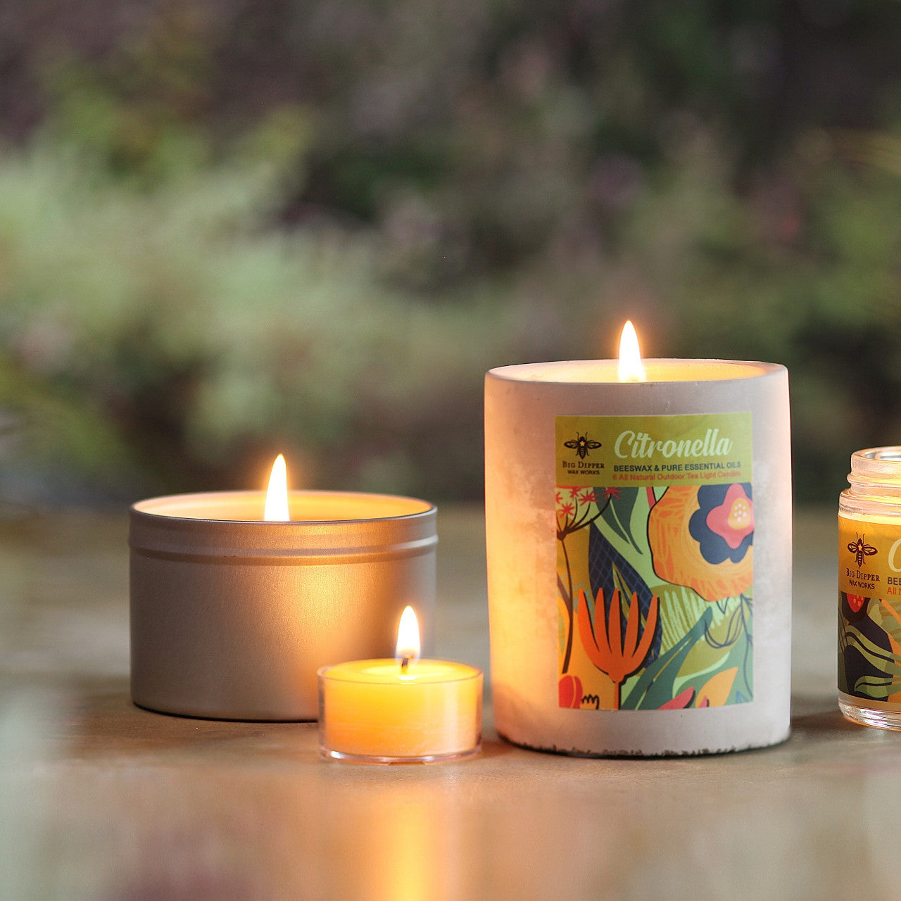 Citronella Candle Tin - Backwoods Auctions
