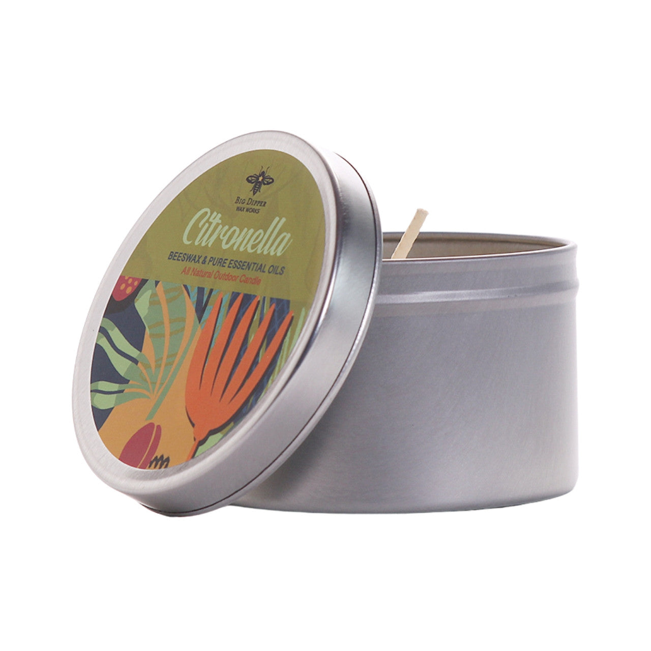Citronella Candle Tin - Backwoods Auctions