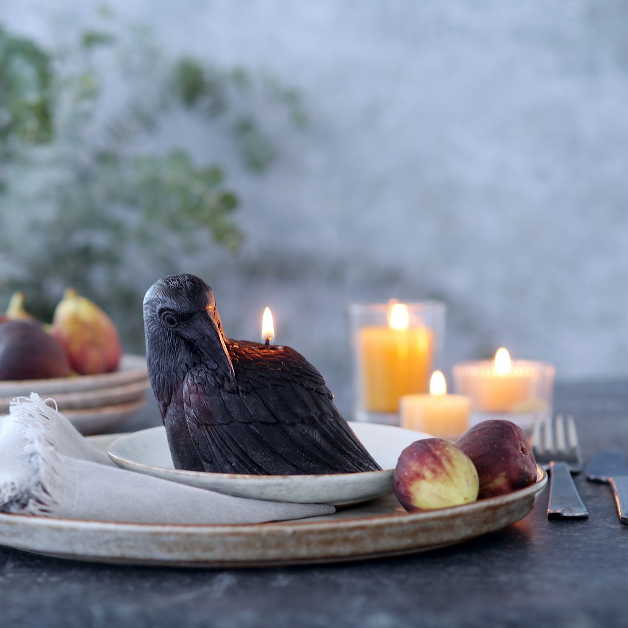 Beeswax Crow Candle - Backwoods Auctions