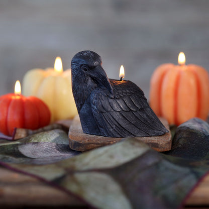Beeswax Crow Candle - Backwoods Auctions