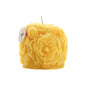 Beeswax Rose Blossom Pillar Candle - Backwoods Auctions