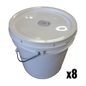 Bucket Feeder With Feeding Plugs