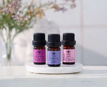 Pure Essential Oil Blends: Rapture, Harmony, Love - Backwoods Auctions