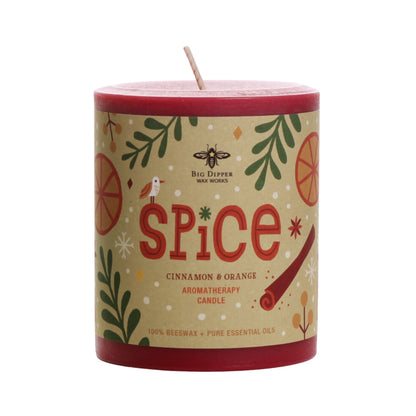 Holiday Aromatherapy Pillar Candles - Backwoods Auctions