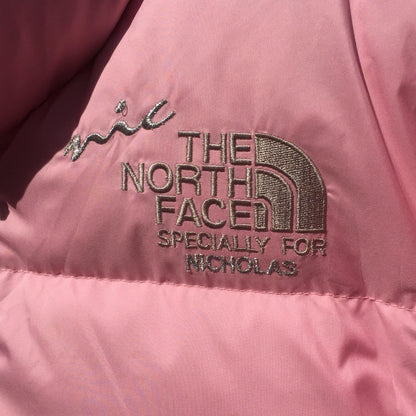 North Face Goose Down Puffer Jacket Pink Size Small