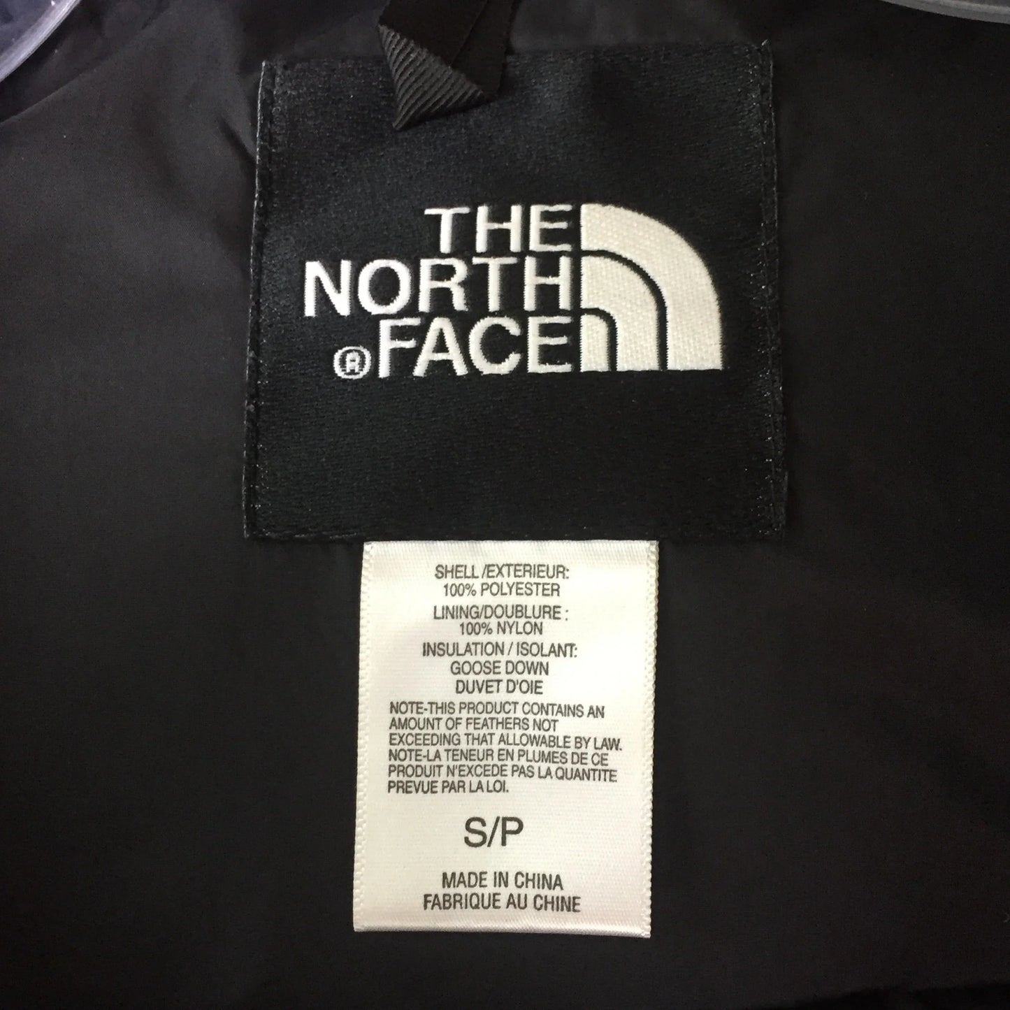 North Face Goose Down Puffer Jacket Pink Size Small