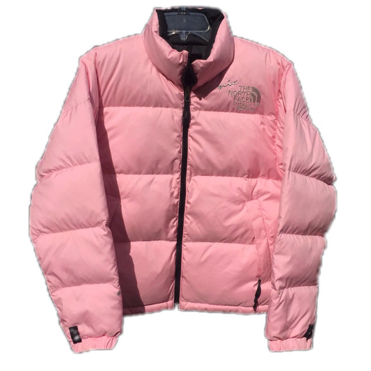North Face Goose Down Puffer Jacket Pink Size Small