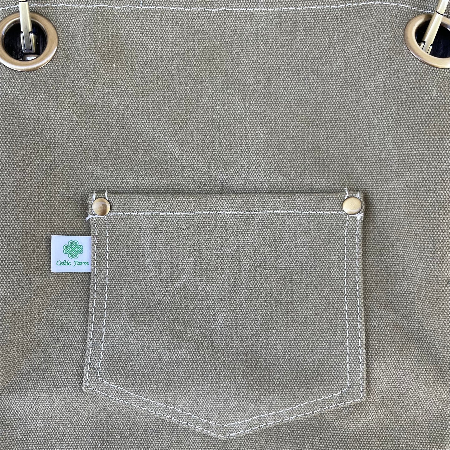 Gardening Apron - Waxed Canvas Apron with Pockets - Backwoods Auctions