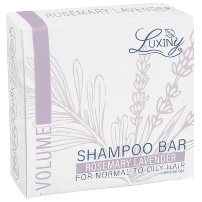 Luxiny EPS bee hive shampoo bar box with rosemary lavender for normal to oily hair, volume care