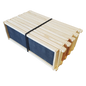 Medium 6 1/4-Inch Frame, Grooved Top / Grooved Bottom With Double Wax Foundation