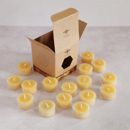 Pure Beeswax Tea Light Candles - Backwoods Auctions