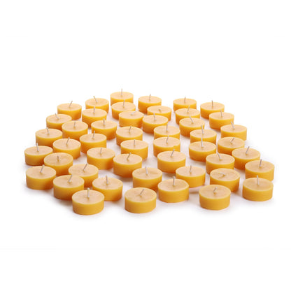 Pure Beeswax Tea Light Candles - Backwoods Auctions