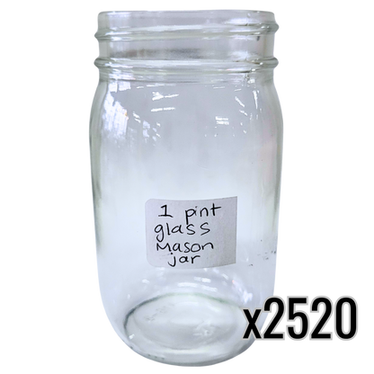 Pint Glass Mason Jar - 16 oz