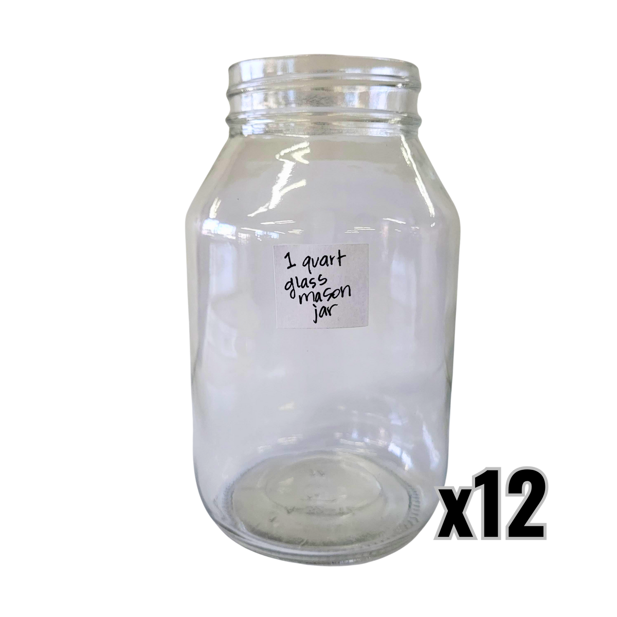 Quart Glass Mason Jar - 32 oz - Backwoods Auctions