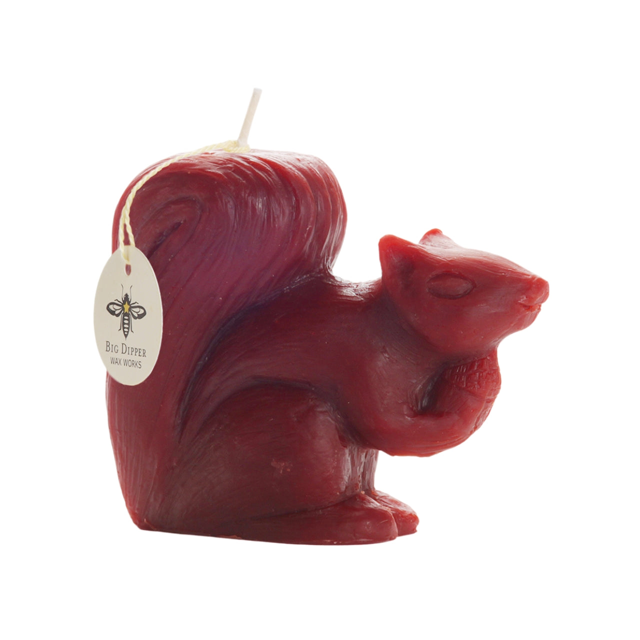 Beeswax Squirrel Candle - Backwoods Auctions