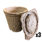 Swarm Trap - Pressed Flower Pot Style
