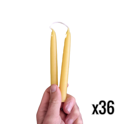 Thin Taper Beeswax Candles
