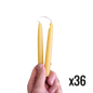 Thin Taper Beeswax Candles