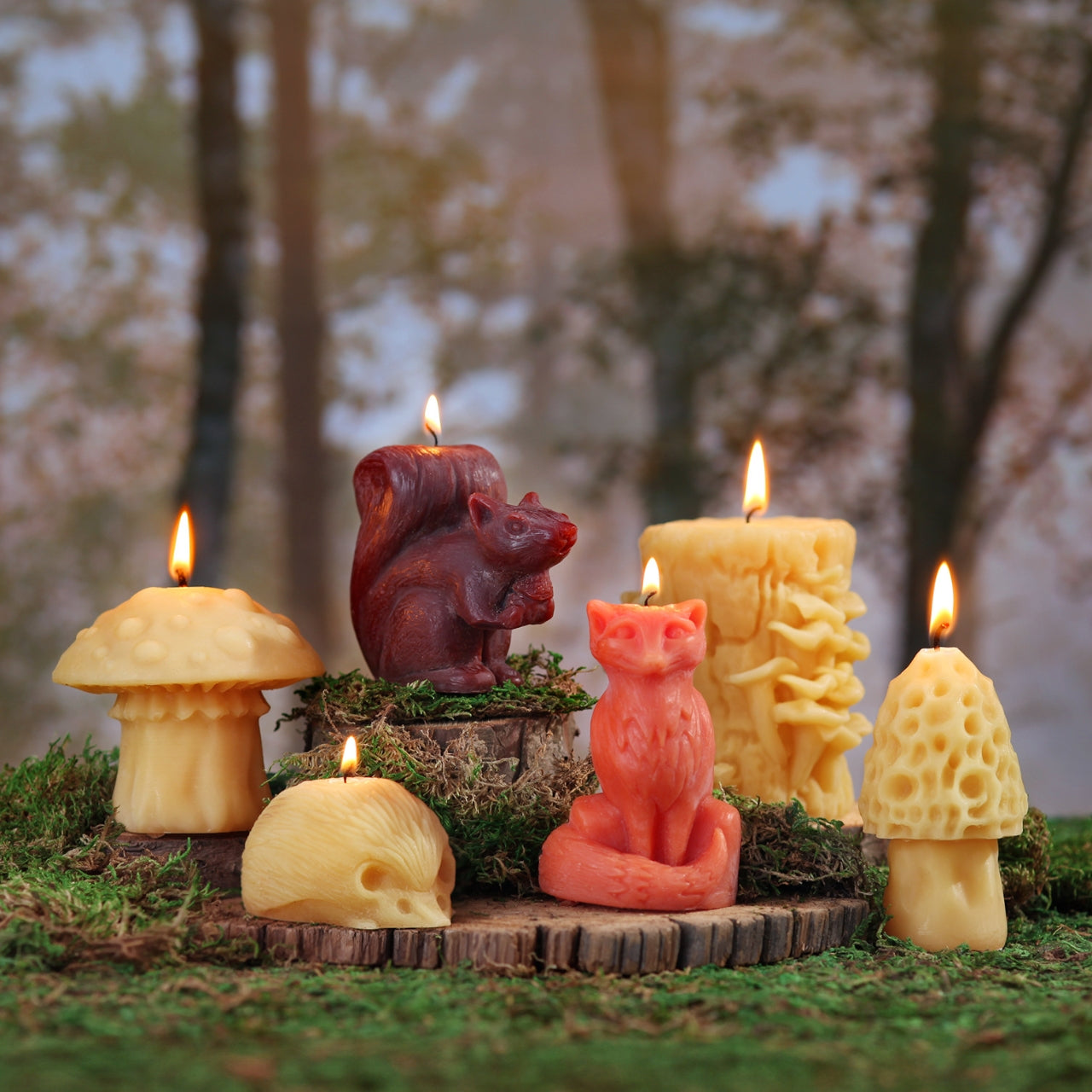 Beeswax Hedgehog Candle - Backwoods Auctions