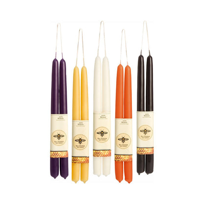 All Hallows Eve Beeswax Taper Candles - Backwoods Auctions