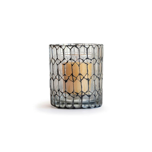 Aureolo Mosaic Votive Holder - Geometric - Backwoods Auctions