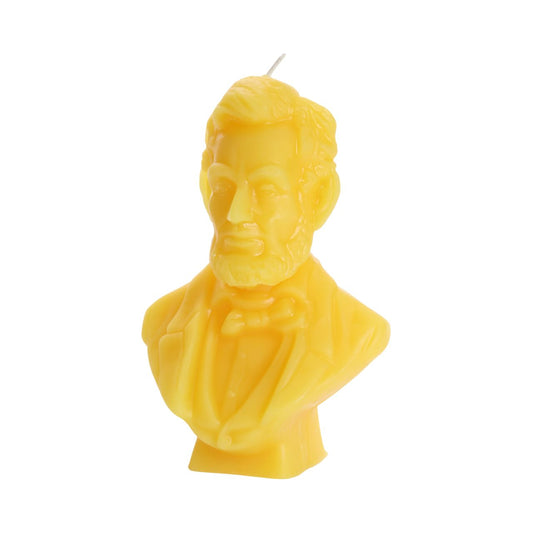 Beeswax Abraham Lincoln Candle - Backwoods Auctions