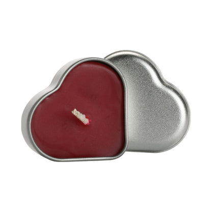 Beeswax Aromatherapy Heart Tin Candle - Backwoods Auctions