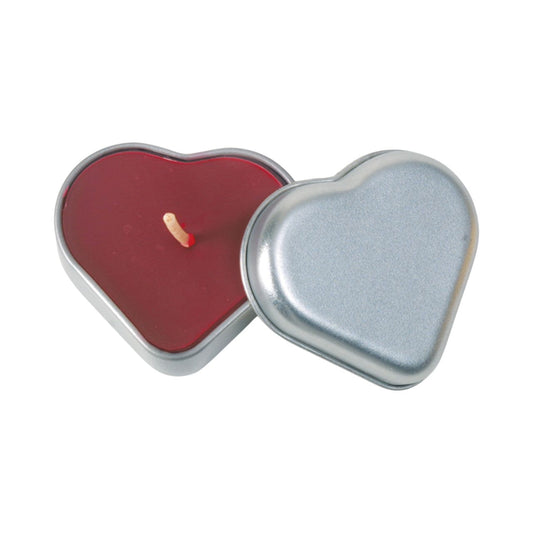 Beeswax Aromatherapy Heart Tin Candle - Backwoods Auctions