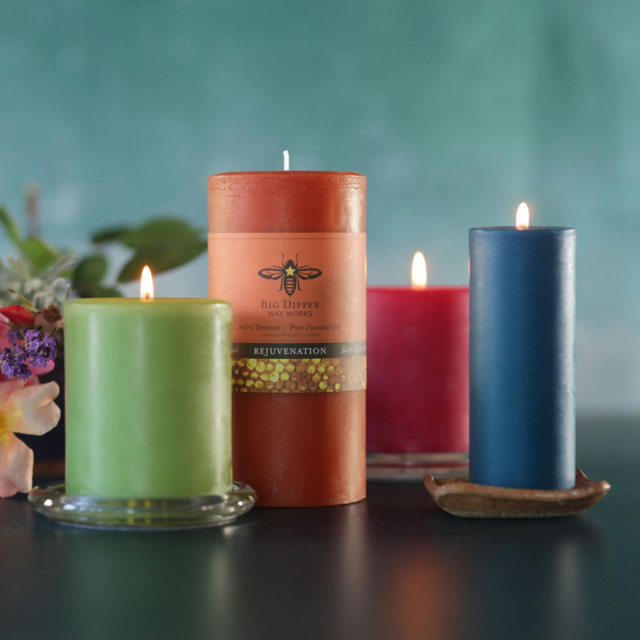 Beeswax Aromatherapy Pillar Candles - Backwoods Auctions