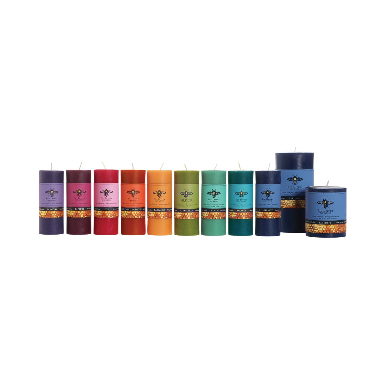 Beeswax Aromatherapy Pillar Candles - Backwoods Auctions