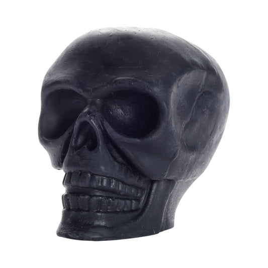 Beeswax Black Skull Candle - Backwoods Auctions