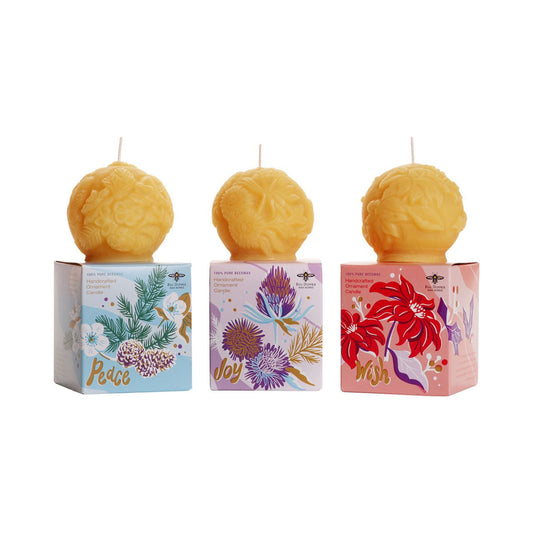 Beeswax Ornament Candles - Backwoods Auctions