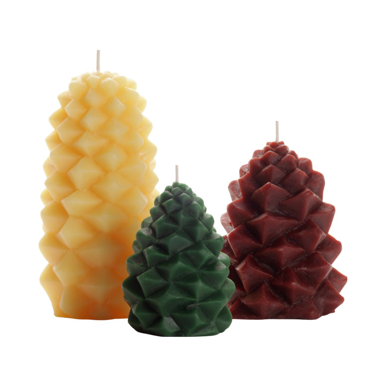 Beeswax Pinecone Candles - Backwoods Auctions