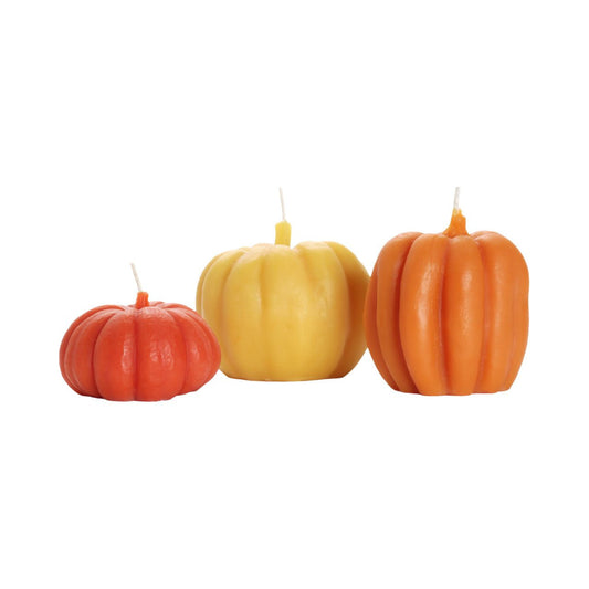 Beeswax Pumpkin Candles - Backwoods Auctions