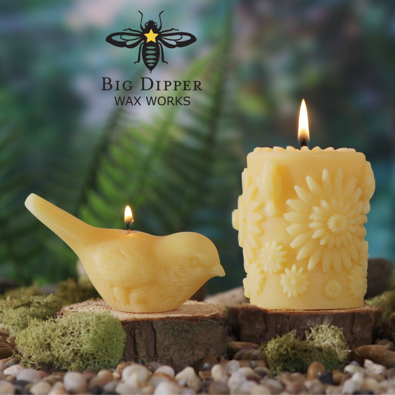 Beeswax Song Bird Candles - Backwoods Auctions