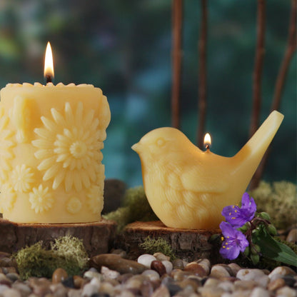 Beeswax Song Bird Candles - Backwoods Auctions