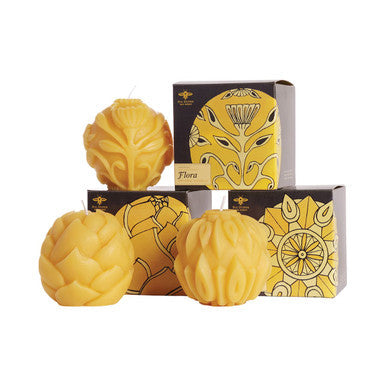 Beeswax Sphere Candles - Backwoods Auctions