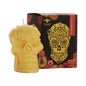 Beeswax Sugar Skull Candle - Backwoods Auctions