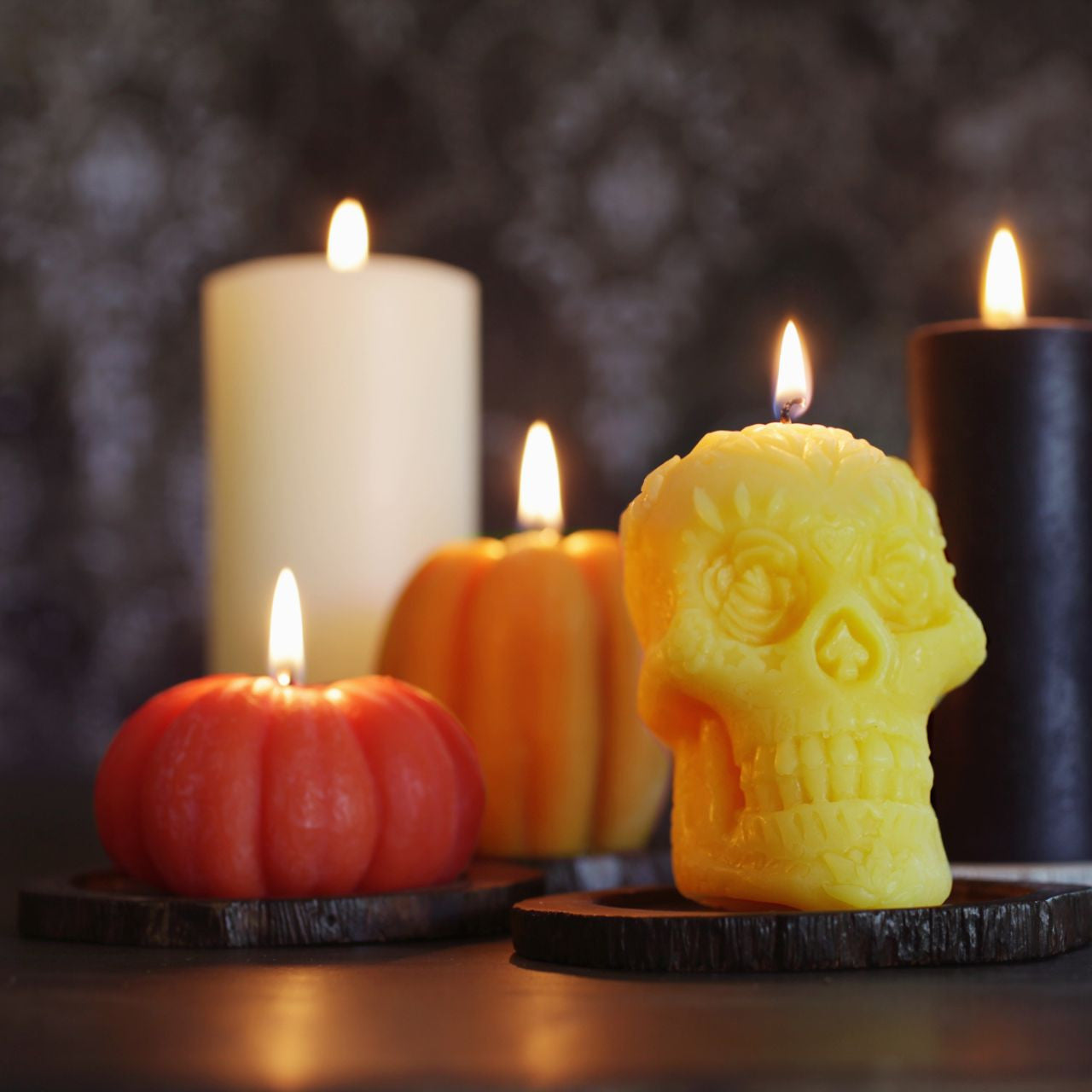 Beeswax Pumpkin Candles - Backwoods Auctions