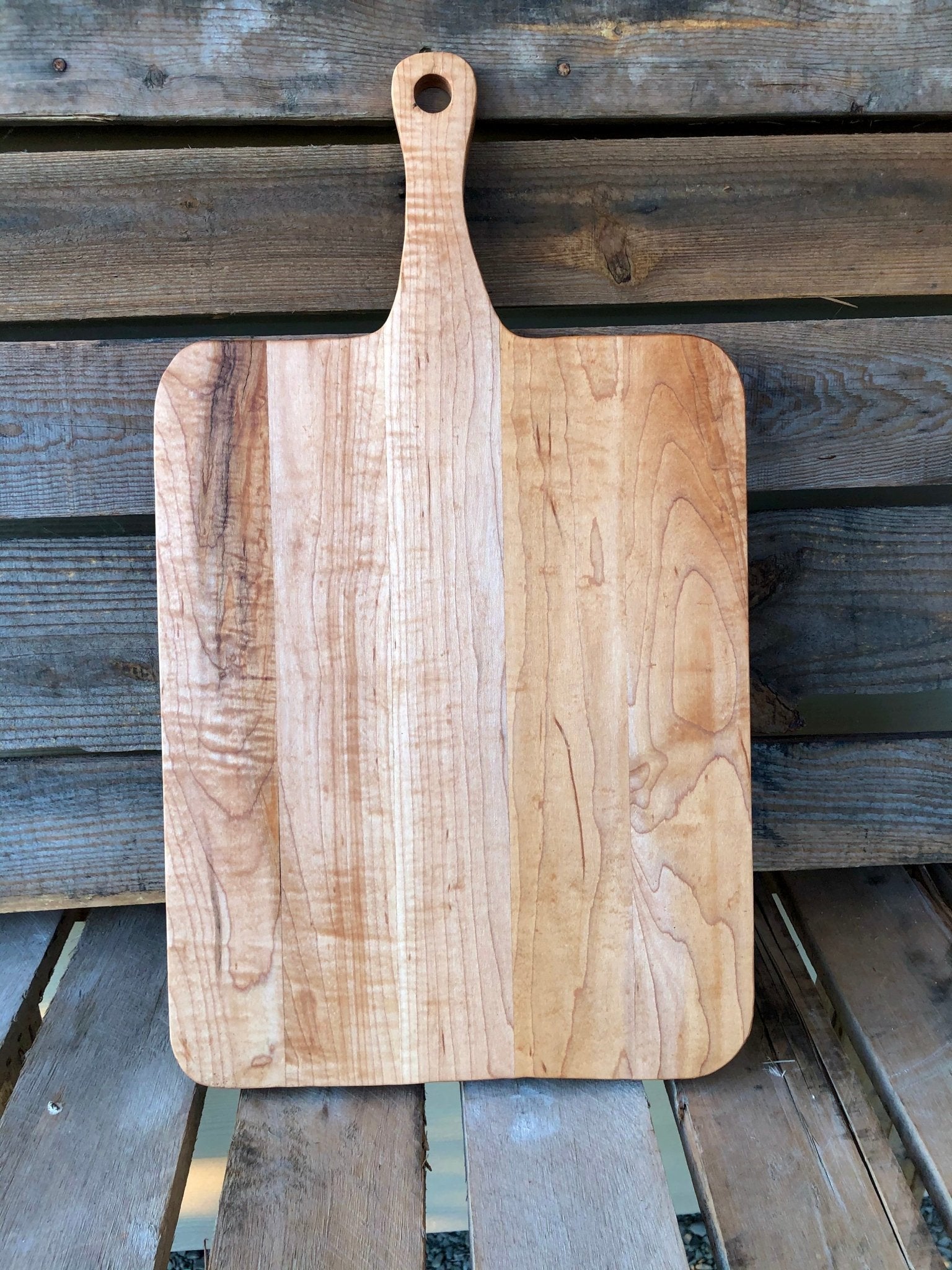 Best Charcuterie Board - American Maple Custom Medium Charcuterie Board - Vintage Style Rectangle French Board - Backwoods Auctions