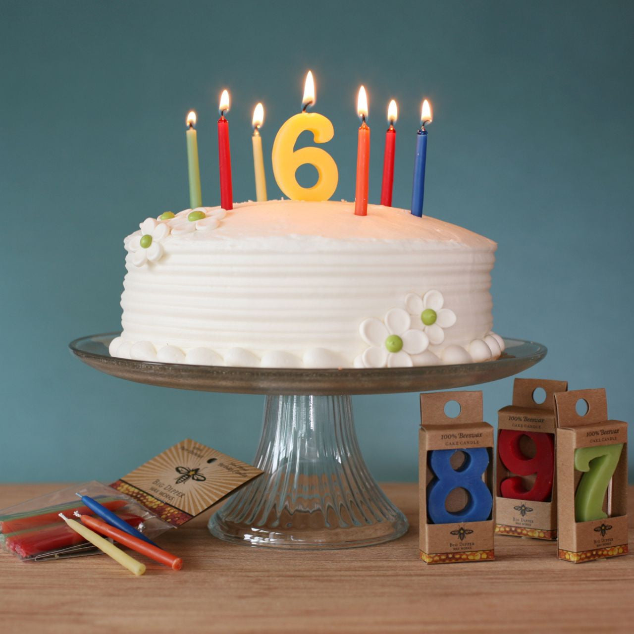 Birthday Number Cake Candles - Backwoods Auctions