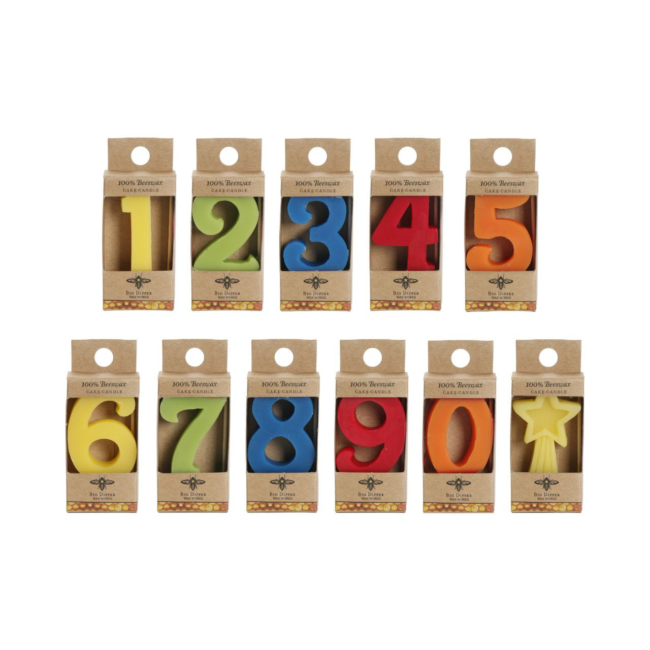 Birthday Number Cake Candles - Backwoods Auctions