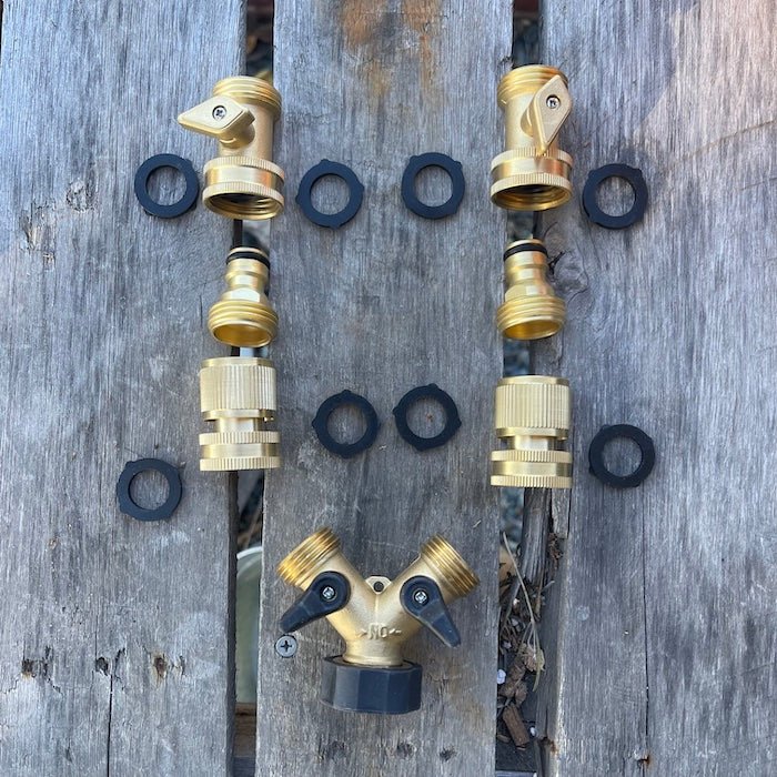 Brass Hose Organization Bundle - Organize Your Garden Hose - Backwoods Auctions