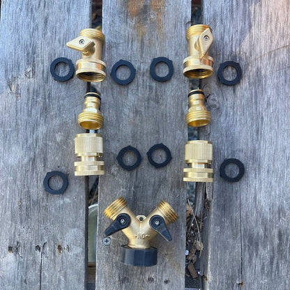 Brass Hose Organization Bundle - Organize Your Garden Hose - Backwoods Auctions