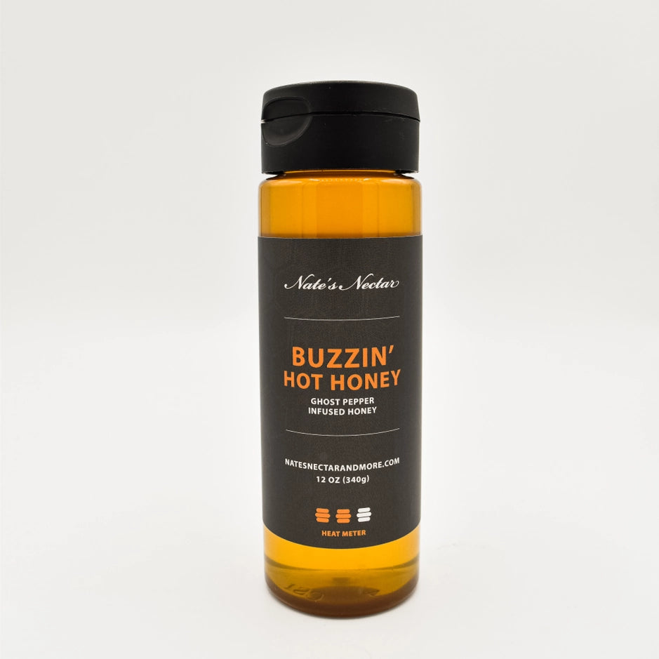 Buzzin' Hot Honey | Ghost Pepper Infused Honey