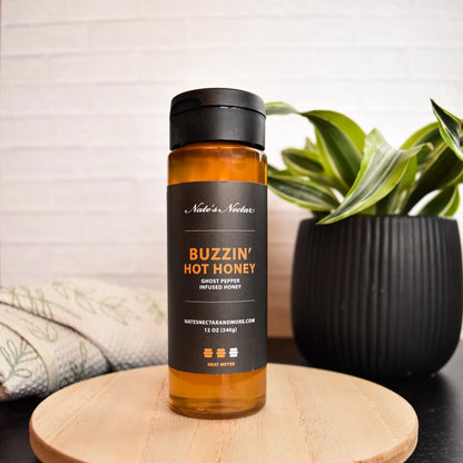 Buzzin' Hot Honey | Ghost Pepper Infused Honey